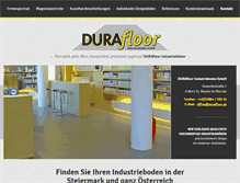 Tablet Screenshot of durafloor.at